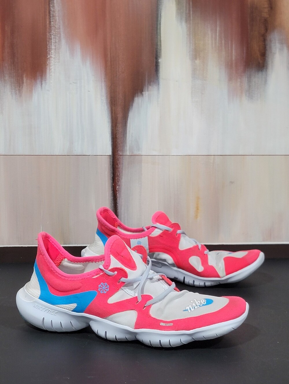 Nike Free RN 5.0 ‘Red Orbit Blue Hero’ CI1288-600 Size M 7.5 W 9.5 Running Shoes